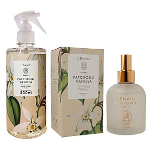Lenvie Patchouli Vanilla - Kit Água Perfumada e Home Spray 200ml