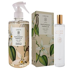 Lenvie Patchouli Vanilla - Kit Água Perfumada e Home Spray 100ml