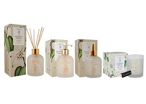 Lenvie Patchouli Vanilla - Kit Difusor de Ambiente Sabonete Líquido Home Spray e Vela