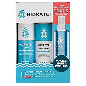 Kit Shampoo e Cond Multifuncional Hidratei Óleo Brinde