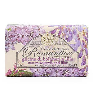 Nesti Dante Romantica - Sabonete Barra Glicínia Toscana e Lilás 250g