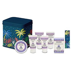 Granado Kit Miniatura Lata Lavanda + Colônia Lavanda e Cedro