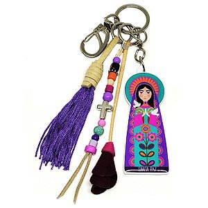 Chaveiro Resinado Santa Paz 4191