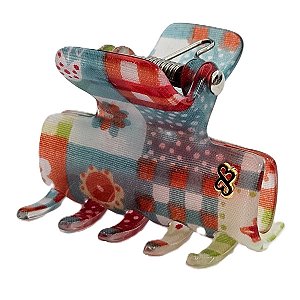Piranha Bianca Berlim M Patchwork Vermelho 05 116 T133