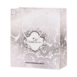 Madressenza Sacola P - Branca e Vermelha