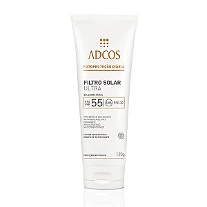 Adcos Protetor Solar Gel Creme Ultra FPS55 Incolor 120g