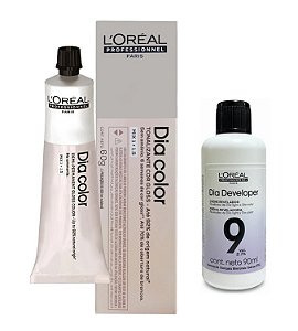 Loreal Dia Color 9.13 Louro Muito Claro Bege + Dia Developer 9vol 90ml