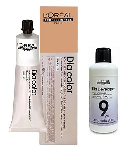 Loreal Dia Color 6.3 Louro Escuro Dourado + Dia Developer 9vol 90ml
