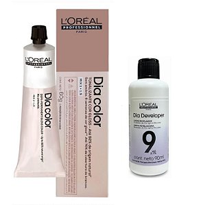 Loreal Dia Color 6.84 Louro Escuro Marrom Acobreado + Dia Developer 9vol 90ml