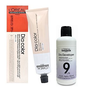 Loreal Dia Color 5.5 Castanho Claro Acaju + Dia Developer 9vol 90ml