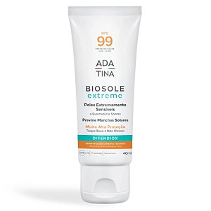 Protetor Solar 12h Biosole Extreme FPS 99 40ml Ada Tina