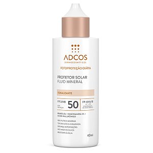 Adcos Protetor Solar Fluid Mineral FPS 50 Tonalizante 9830