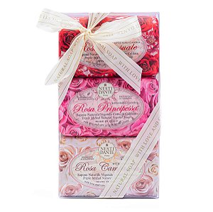 Nesti Dante Le Rose - Kit 3 Sabonetes de 150g