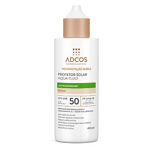 Adcos Protetor Solar Aqua Fluid FPS50 Peach 40ml 9882