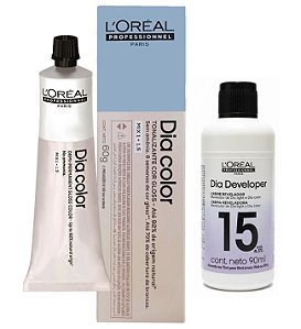Loreal Dia Color 6.1 Louro Escuro Acinzentado + Dia Developer 15vol 90ml