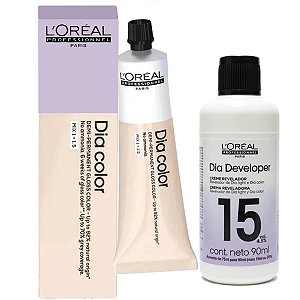 Loreal Dia Color 8.2 Louro Claro Irisado + Dia Developer 15vol 90ml