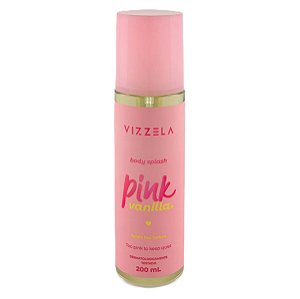 Body Splash Pink Vanilla Deo Colônia Vizzela 200ml