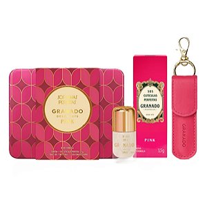 Kit Trio SOS Unhas Perfeitas Pink Granado SOS Cutícula Base