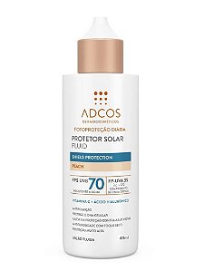 Adcos Protetor Solar Fluido Tonal FPS70 40ml Cor Peach 9874