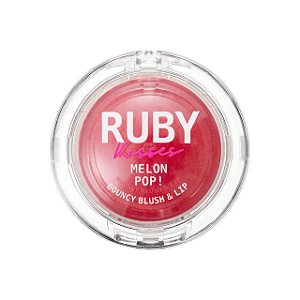 Blush Lip Bouncy Melon Pop Ruby Kisses Cor Pink Pop