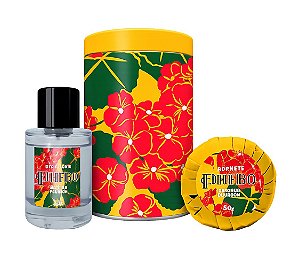 Phebo Kit Latinha Colônia e Sabonete Barra Gerânio Bourbon