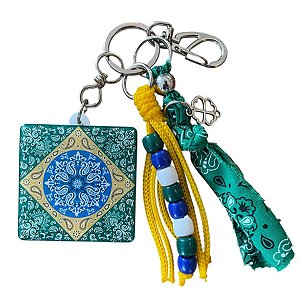 Chaveiro Resinado Brasil Bandana 4212