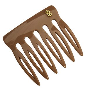 Pente de Cabelo Vênus Pequeno Bianca Marrom Latte 90 006 DY