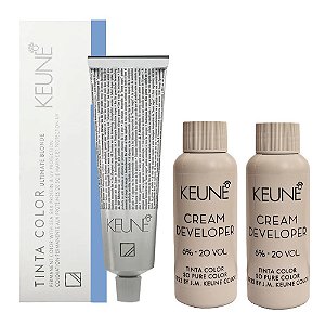 Tinta Keune 1511 Louro Super Cendré + 2 Developer 20vol