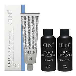 Tinta Keune 1511 Louro Super Cendré + 2 Developer 40vol