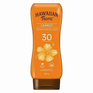 Protetor Solar Hawaiian Tropic Carrot Cenoura FPS30 240ml