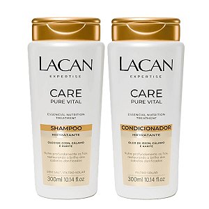 Lacan Kit Shampoo Hidratante + Condicionador Care Pure Vital