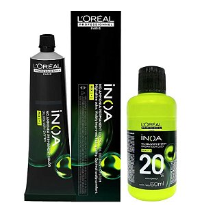 Tinta Inoa Loreal 7.3 Louro Dourado Fundamental 60g + Ox 20vol