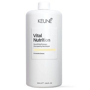 Keune Vital Nutrition Shampoo 1000ml Sh Nutrição Cab Secos