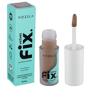 Vizzela Sombra Líquida Velvet Fix - Mocha