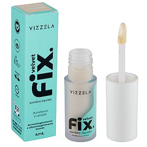 Vizzela Sombra Líquida Velvet Fix - Vanilla
