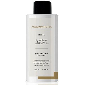Refil Difusor Ambiente Pimenta Rosa Acqua Aroma 500ml