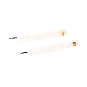 Kit 2 Grampos Straight Bianca Madrepérola GRA 001 16 001 FB