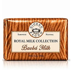 Sabonete Barra Giorno Bagno Royal Milk Colle Baobá Milk 180g