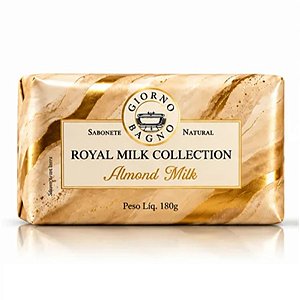 Sabonete Barra Giorno Bagno Royal Milk Almond Milk 180g
