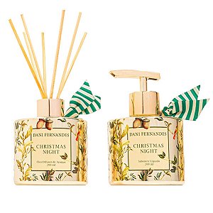 Kit Christmas Night Difusor e Sabonete 200ml Dani Fernandes