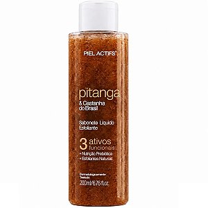Sabonete Líquido Esfoliante Pitanga 200ml Piel Actifs