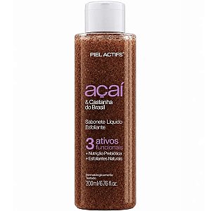 Sabonete Líquido Esfoliante Açaí 200ml Piel Actifs