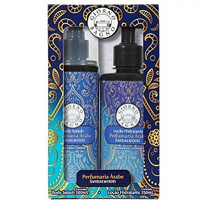 Kit Body Splash e Hidratante Giorno Bagno Sandalwood 200ml