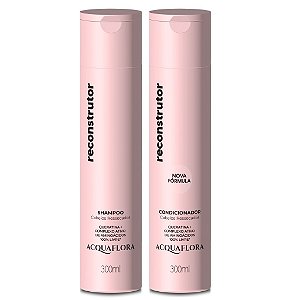 Acquaflora Reconstrutor - Kit Shampoo e Condicionador
