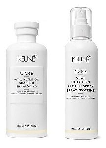 Keune Vital Nutrition - Kit Shampoo e Protein Spray
