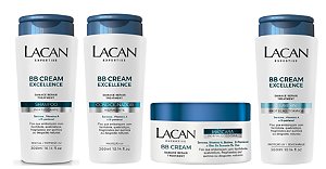 Lacan BB Cream - Kit Shampoo Condicionador Máscara e Leave-in