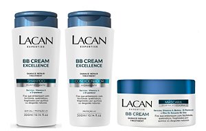 Lacan BB Cream - Kit Shampoo Condicionador e Máscara