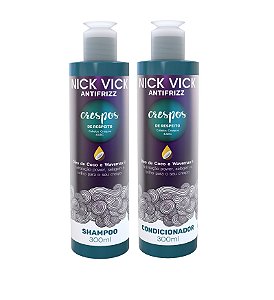 Nick Vick Antifrizz Crespos de Respeito - Kit Shampoo e Condicionador