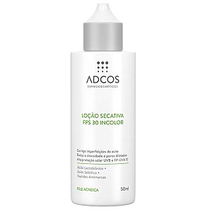 Adcos Acne Loção Secativa FPS30 Incolor 50ml