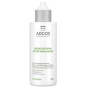 Adcos Acne Loção Secativa FPS30 Tonalizante 50ml